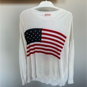 Show Me Your Mumu Woodsy American Flag Sweater